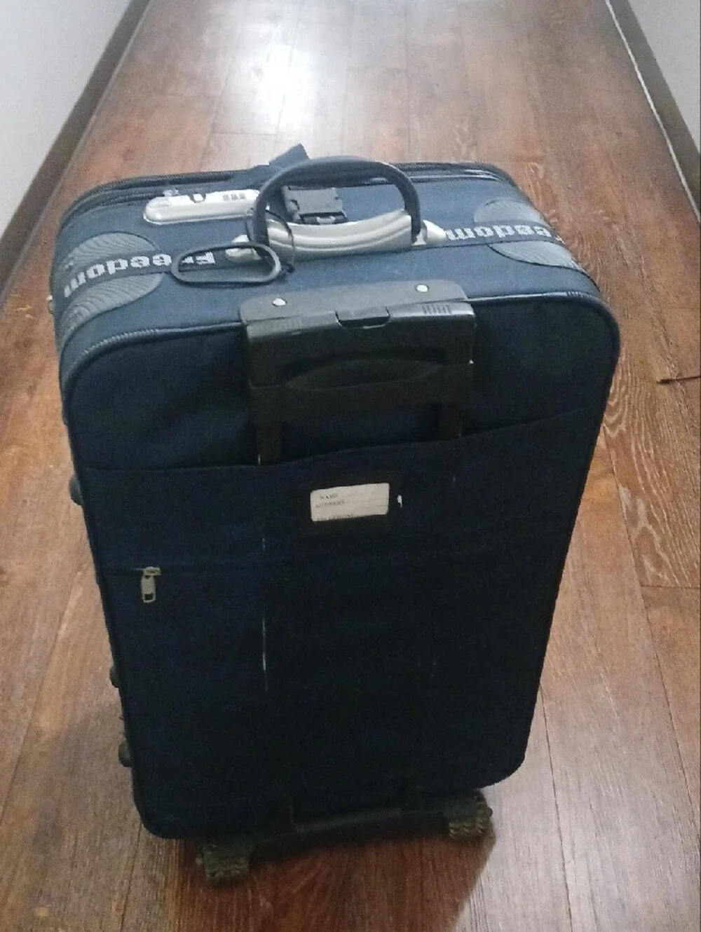 Freedom Dark Blue Hardside Luggage Suitcase